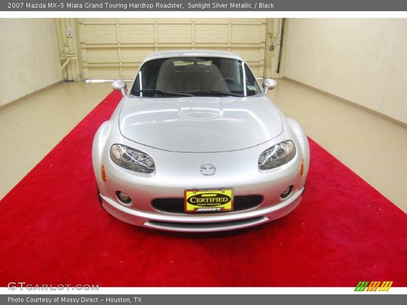 Sunlight Silver Metallic / Black 2007 Mazda MX-5 Miata Grand Touring Hardtop Roadster