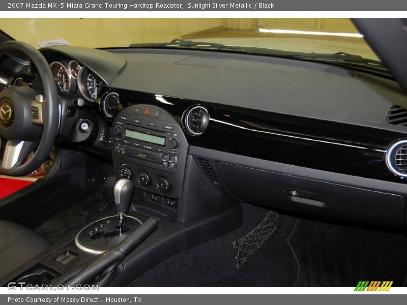Sunlight Silver Metallic / Black 2007 Mazda MX-5 Miata Grand Touring Hardtop Roadster