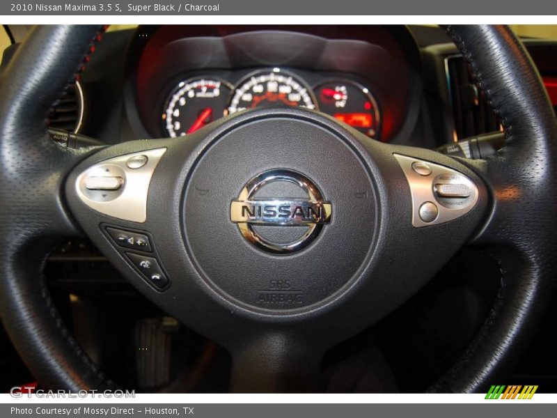 Super Black / Charcoal 2010 Nissan Maxima 3.5 S