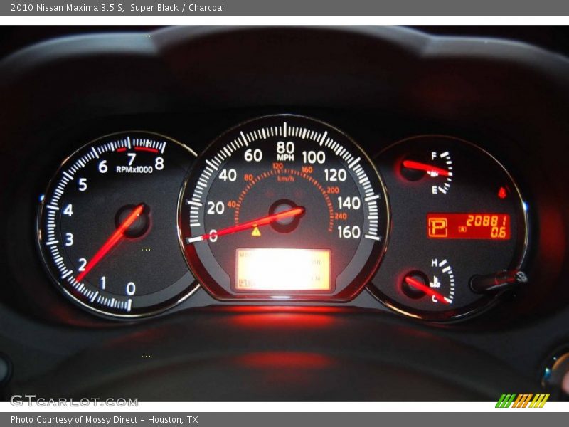 Super Black / Charcoal 2010 Nissan Maxima 3.5 S