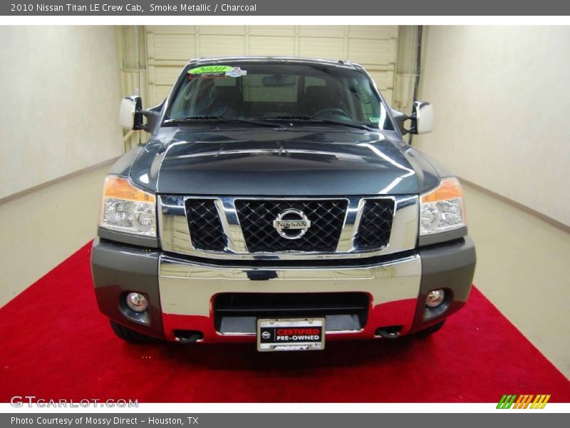 Smoke Metallic / Charcoal 2010 Nissan Titan LE Crew Cab