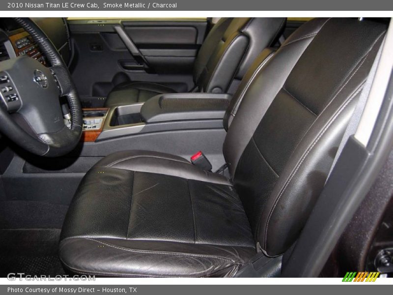 Smoke Metallic / Charcoal 2010 Nissan Titan LE Crew Cab
