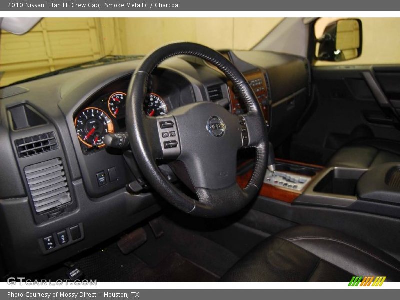 Smoke Metallic / Charcoal 2010 Nissan Titan LE Crew Cab