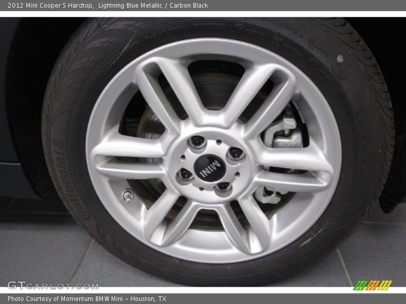 Lightning Blue Metallic / Carbon Black 2012 Mini Cooper S Hardtop