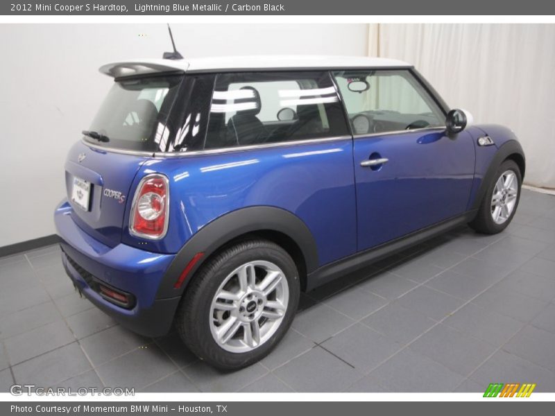 Lightning Blue Metallic / Carbon Black 2012 Mini Cooper S Hardtop