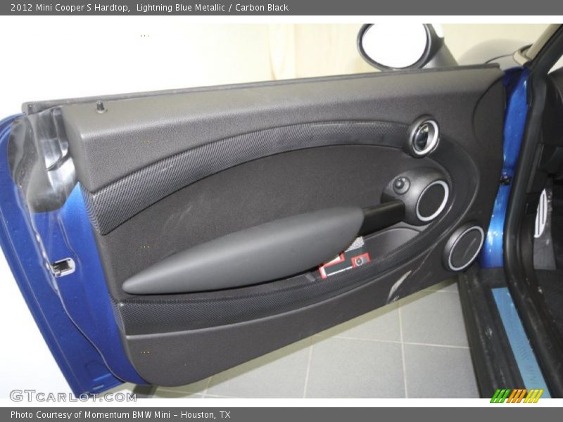 Lightning Blue Metallic / Carbon Black 2012 Mini Cooper S Hardtop
