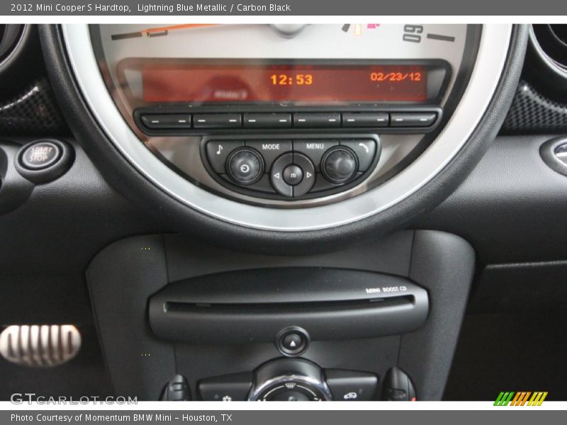 Lightning Blue Metallic / Carbon Black 2012 Mini Cooper S Hardtop