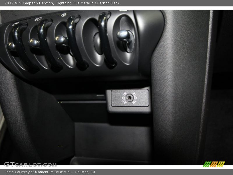 Lightning Blue Metallic / Carbon Black 2012 Mini Cooper S Hardtop