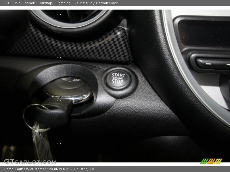 Lightning Blue Metallic / Carbon Black 2012 Mini Cooper S Hardtop