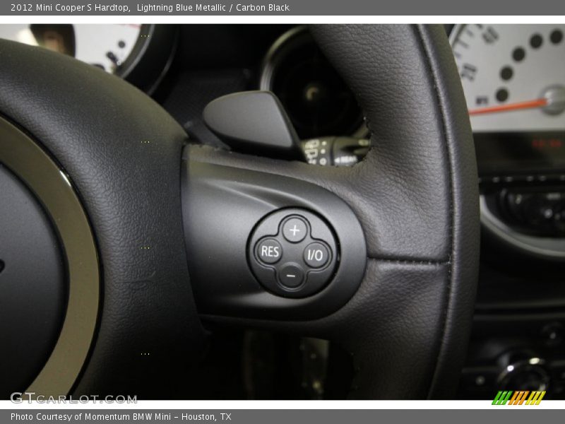 Lightning Blue Metallic / Carbon Black 2012 Mini Cooper S Hardtop