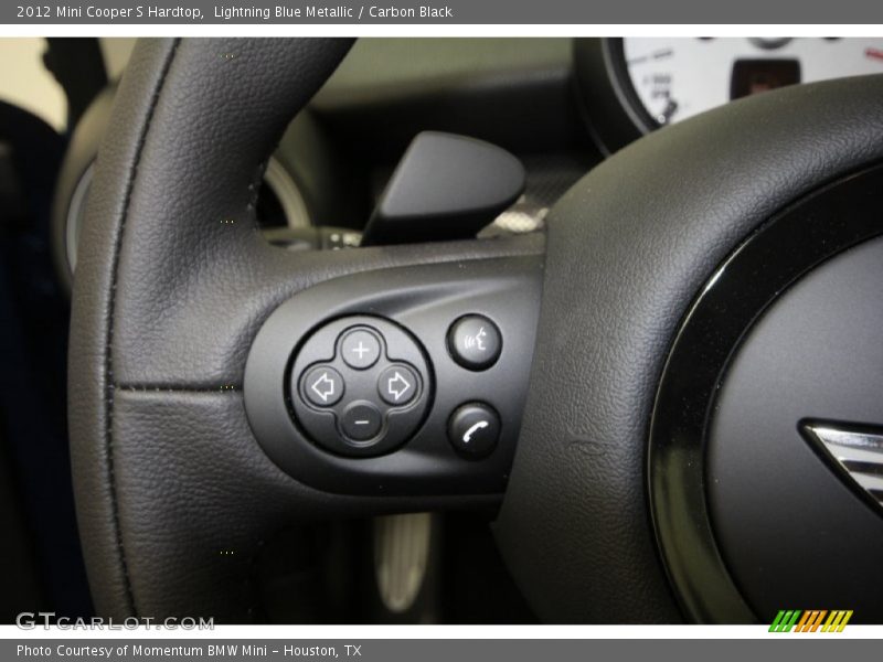 Lightning Blue Metallic / Carbon Black 2012 Mini Cooper S Hardtop