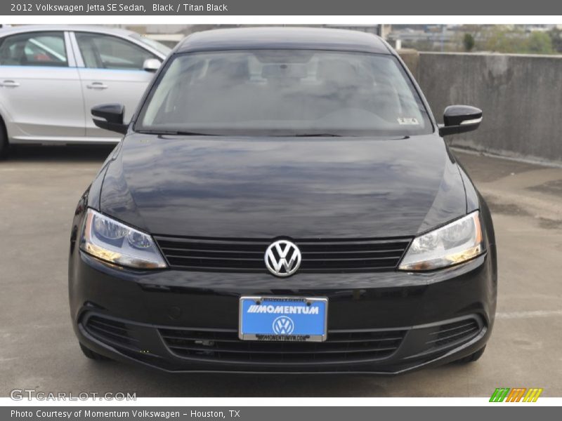 Black / Titan Black 2012 Volkswagen Jetta SE Sedan