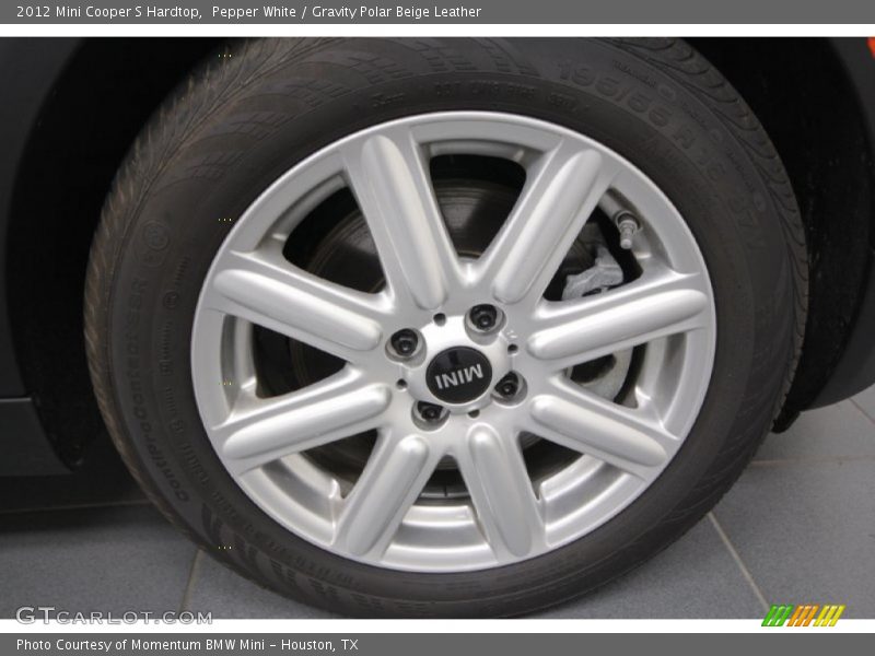 Pepper White / Gravity Polar Beige Leather 2012 Mini Cooper S Hardtop