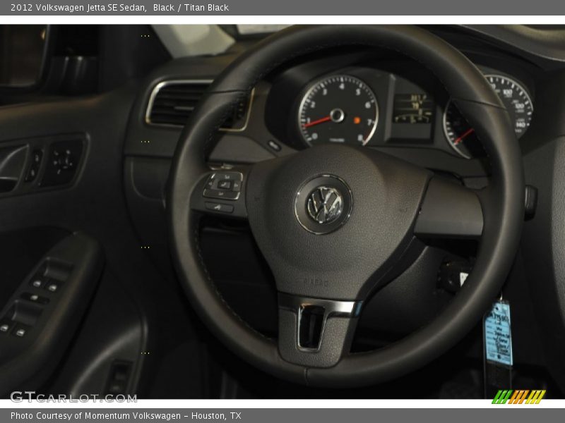 Black / Titan Black 2012 Volkswagen Jetta SE Sedan
