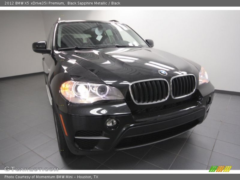 Black Sapphire Metallic / Black 2012 BMW X5 xDrive35i Premium