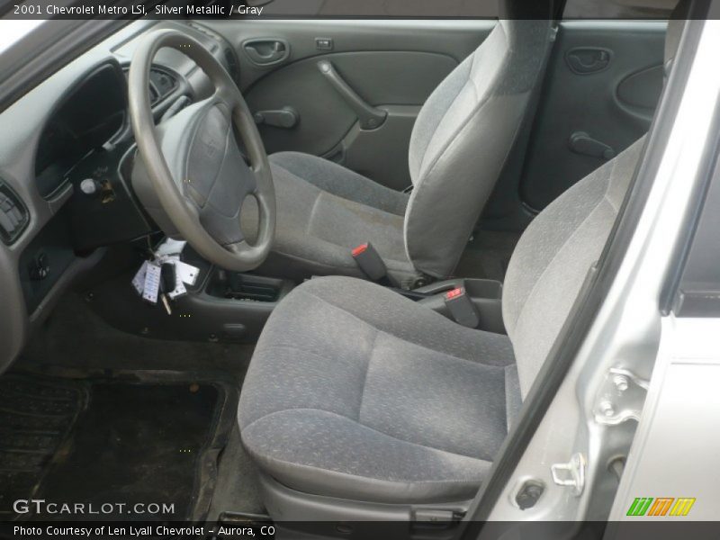Front Seat of 2001 Metro LSi