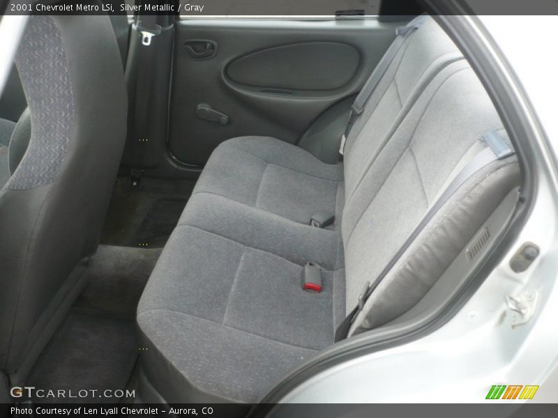 Rear Seat of 2001 Metro LSi