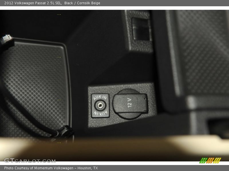 Black / Cornsilk Beige 2012 Volkswagen Passat 2.5L SEL