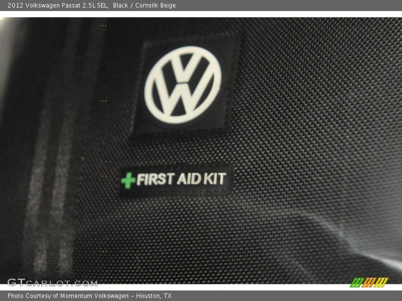 Black / Cornsilk Beige 2012 Volkswagen Passat 2.5L SEL