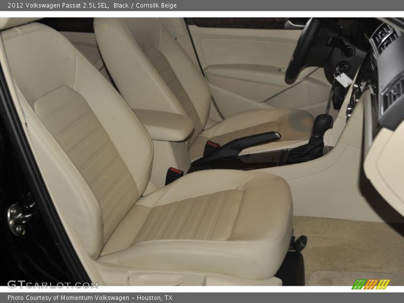 Black / Cornsilk Beige 2012 Volkswagen Passat 2.5L SEL