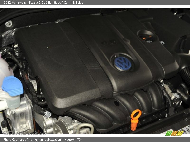 Black / Cornsilk Beige 2012 Volkswagen Passat 2.5L SEL