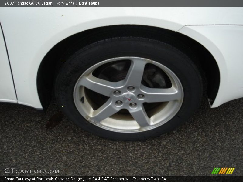 Ivory White / Light Taupe 2007 Pontiac G6 V6 Sedan