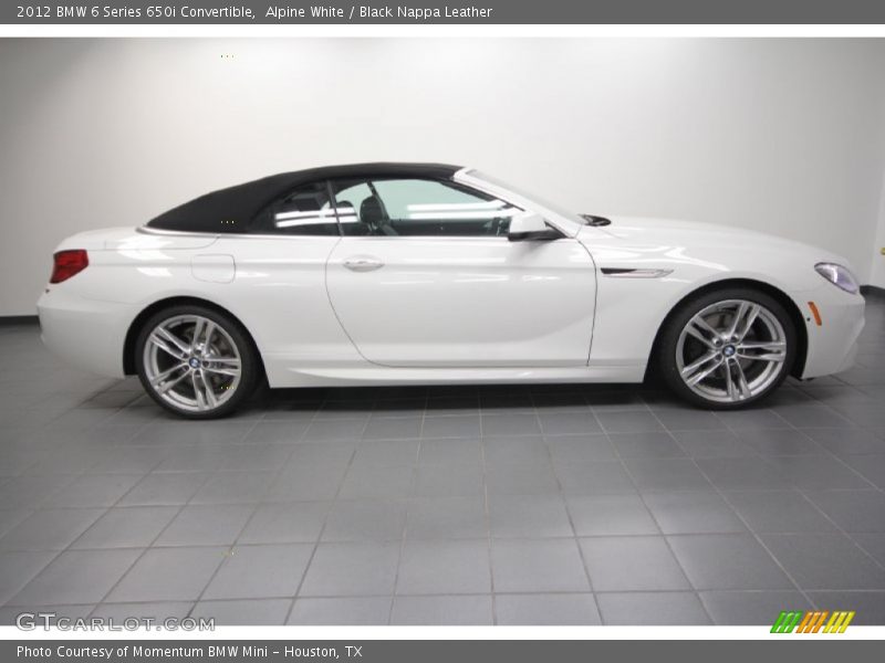  2012 6 Series 650i Convertible Alpine White