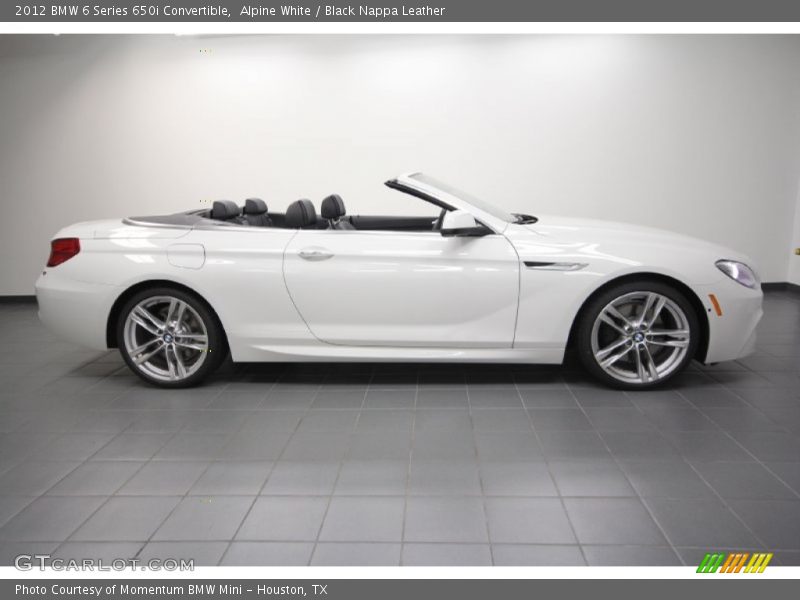  2012 6 Series 650i Convertible Alpine White