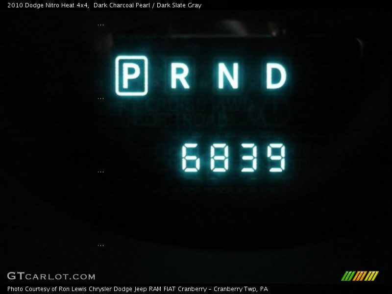 Dark Charcoal Pearl / Dark Slate Gray 2010 Dodge Nitro Heat 4x4