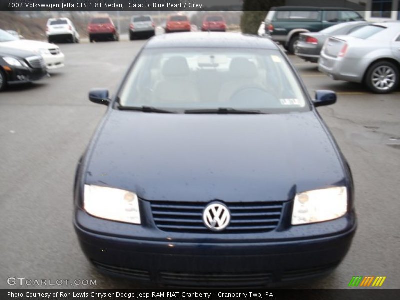 Galactic Blue Pearl / Grey 2002 Volkswagen Jetta GLS 1.8T Sedan