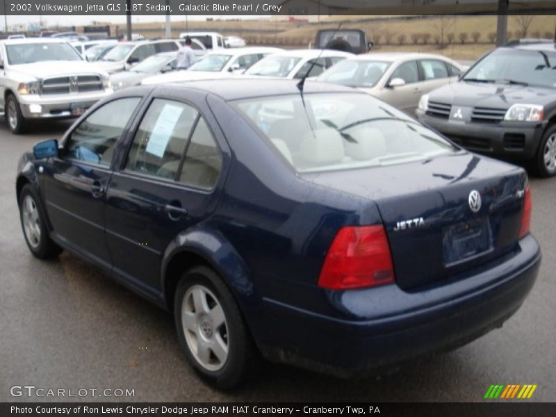 Galactic Blue Pearl / Grey 2002 Volkswagen Jetta GLS 1.8T Sedan