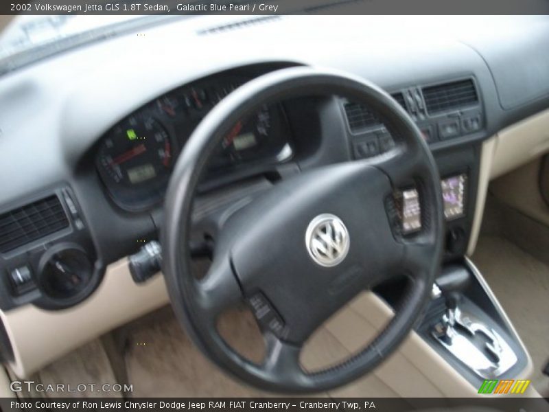 Galactic Blue Pearl / Grey 2002 Volkswagen Jetta GLS 1.8T Sedan