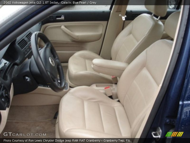 Galactic Blue Pearl / Grey 2002 Volkswagen Jetta GLS 1.8T Sedan