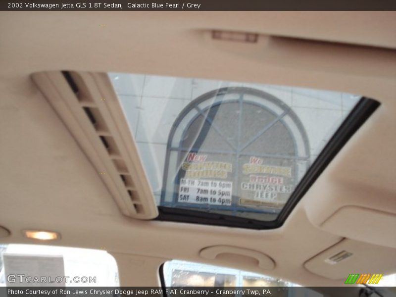 Galactic Blue Pearl / Grey 2002 Volkswagen Jetta GLS 1.8T Sedan