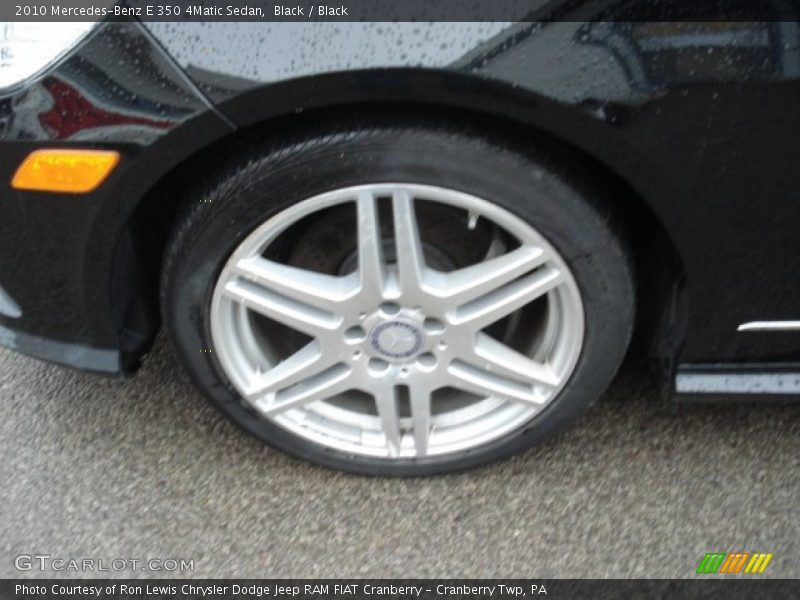 Black / Black 2010 Mercedes-Benz E 350 4Matic Sedan