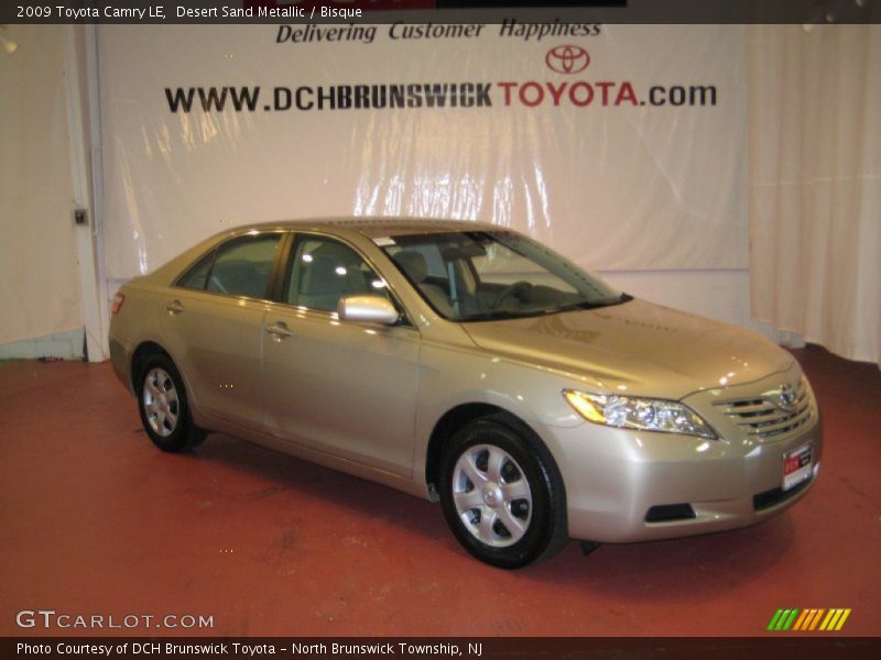 Desert Sand Metallic / Bisque 2009 Toyota Camry LE