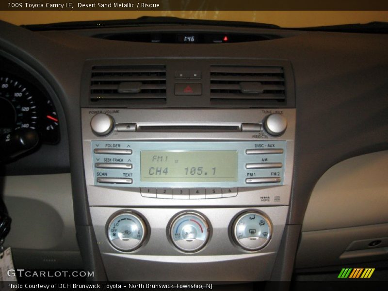 Desert Sand Metallic / Bisque 2009 Toyota Camry LE