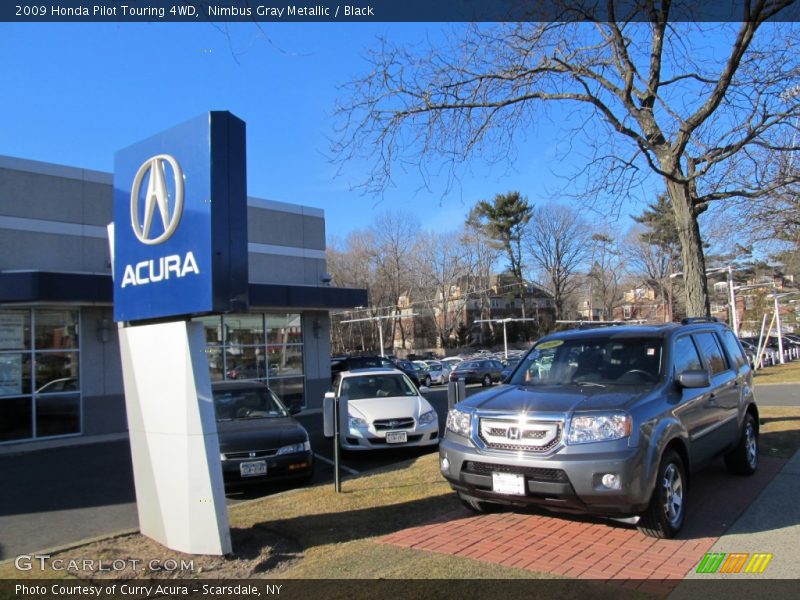 Nimbus Gray Metallic / Black 2009 Honda Pilot Touring 4WD
