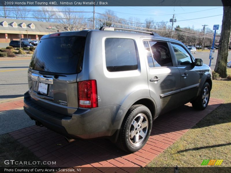 Nimbus Gray Metallic / Black 2009 Honda Pilot Touring 4WD