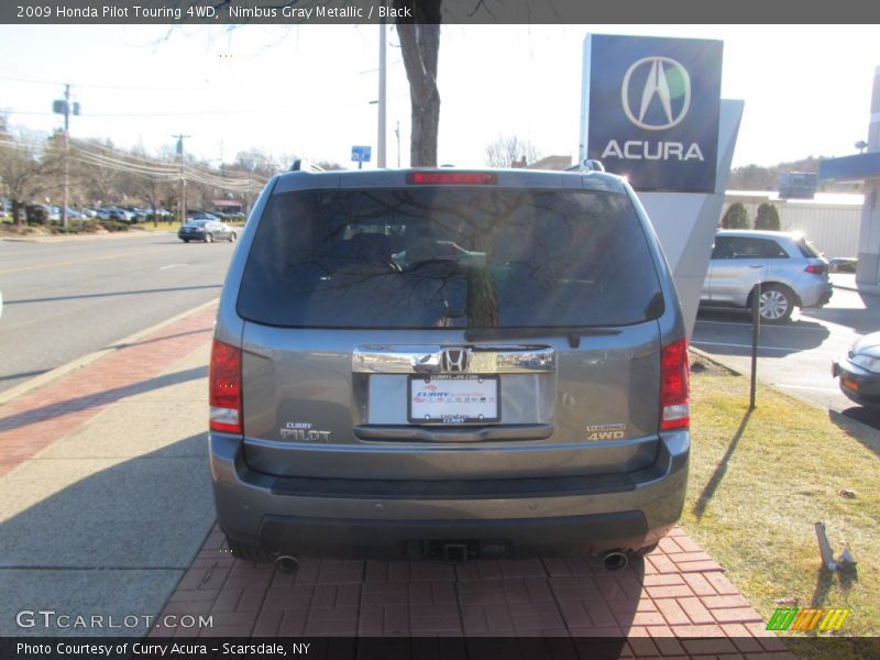 Nimbus Gray Metallic / Black 2009 Honda Pilot Touring 4WD