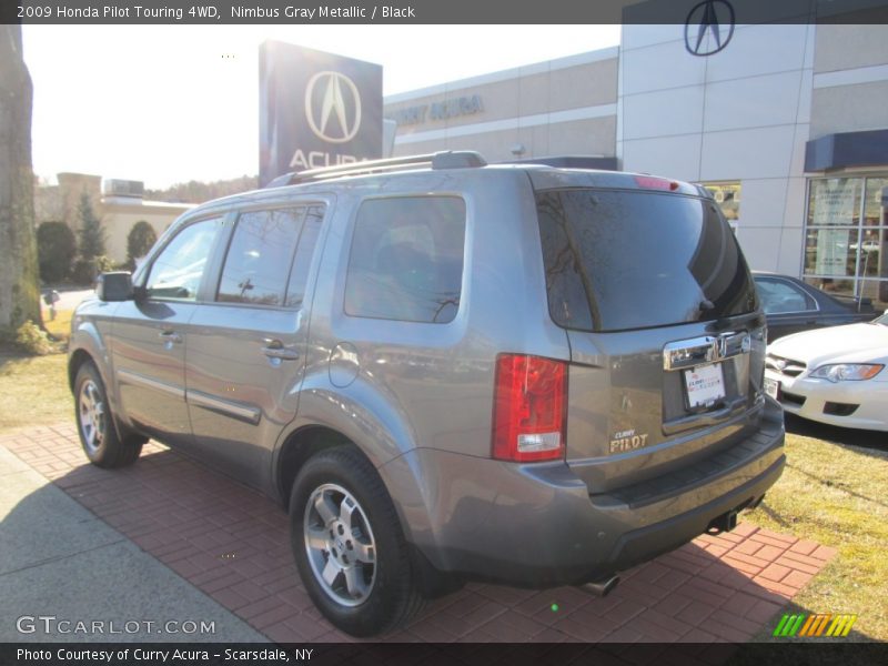 Nimbus Gray Metallic / Black 2009 Honda Pilot Touring 4WD