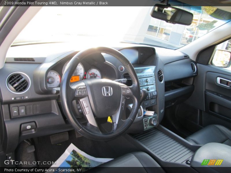 Nimbus Gray Metallic / Black 2009 Honda Pilot Touring 4WD