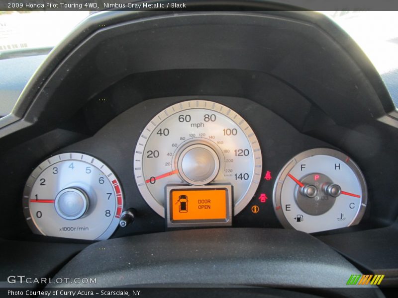 Nimbus Gray Metallic / Black 2009 Honda Pilot Touring 4WD
