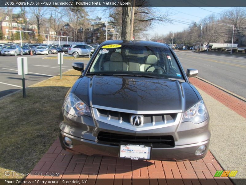 Polished Metal Metallic / Ebony 2009 Acura RDX SH-AWD Technology
