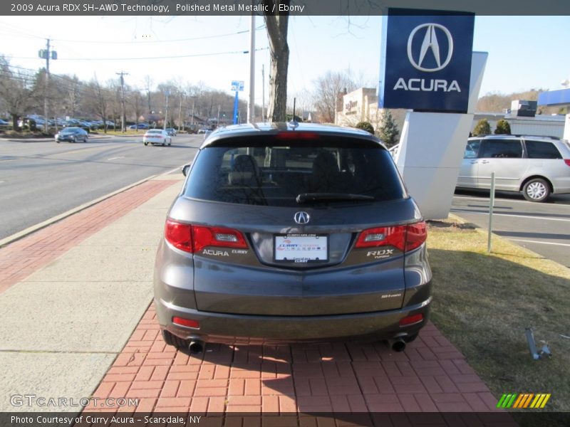 Polished Metal Metallic / Ebony 2009 Acura RDX SH-AWD Technology