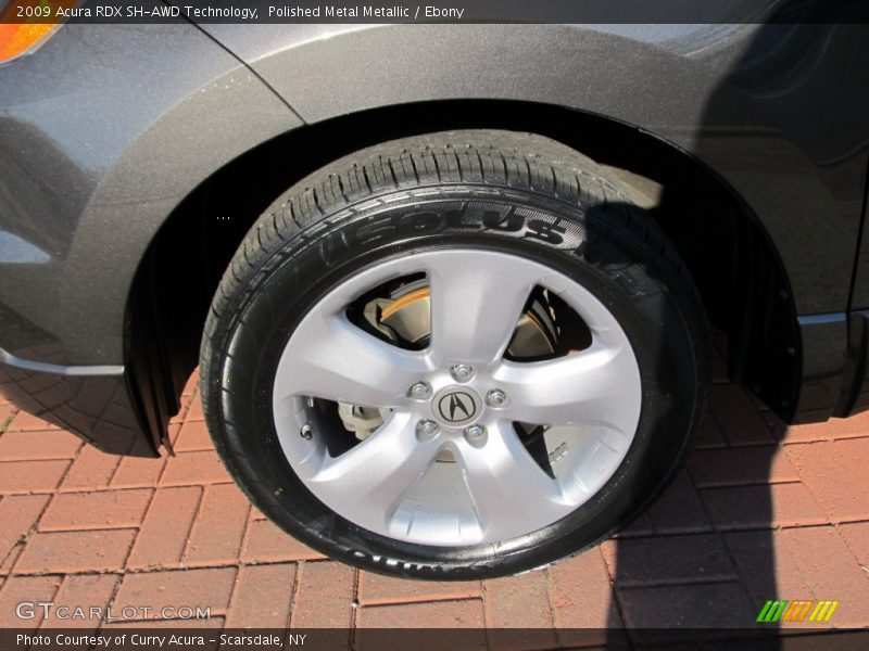 Polished Metal Metallic / Ebony 2009 Acura RDX SH-AWD Technology