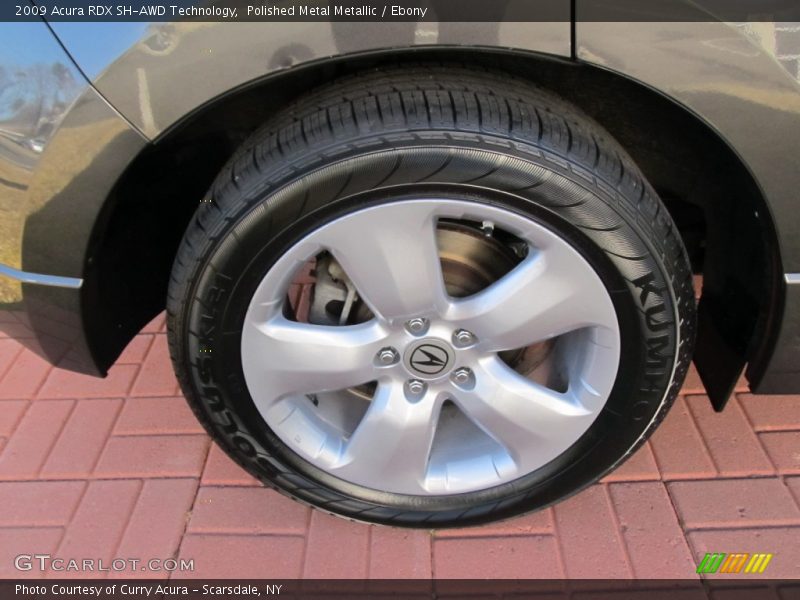Polished Metal Metallic / Ebony 2009 Acura RDX SH-AWD Technology