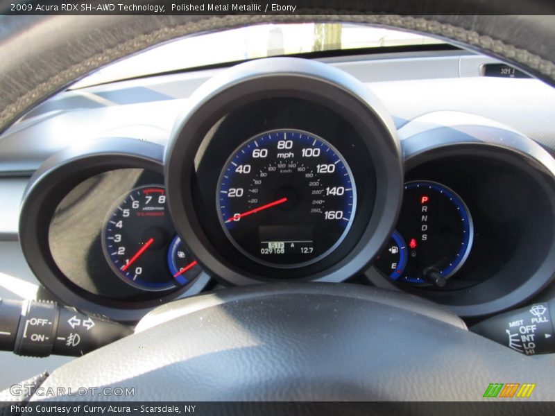 Polished Metal Metallic / Ebony 2009 Acura RDX SH-AWD Technology