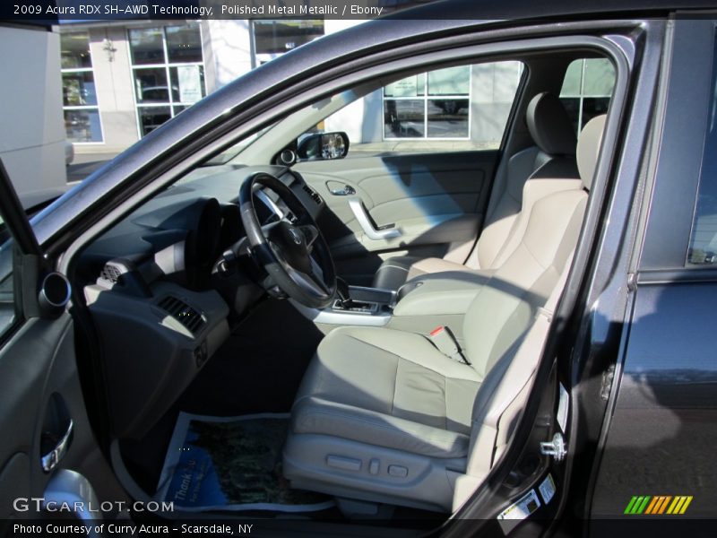 Polished Metal Metallic / Ebony 2009 Acura RDX SH-AWD Technology
