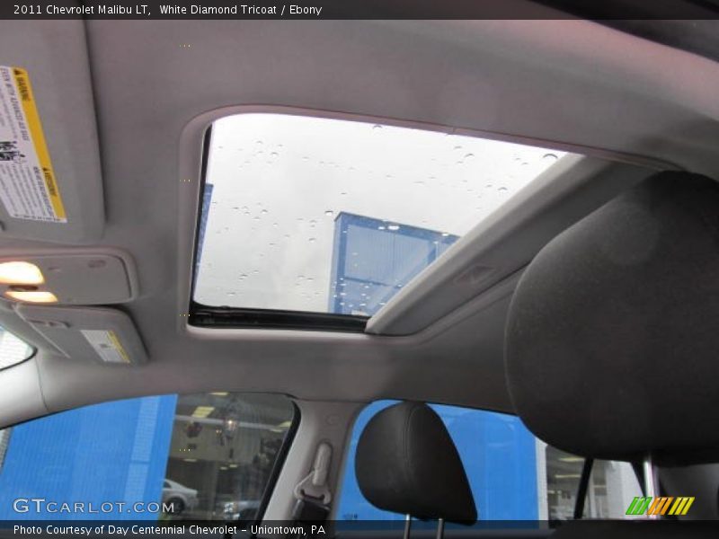 White Diamond Tricoat / Ebony 2011 Chevrolet Malibu LT